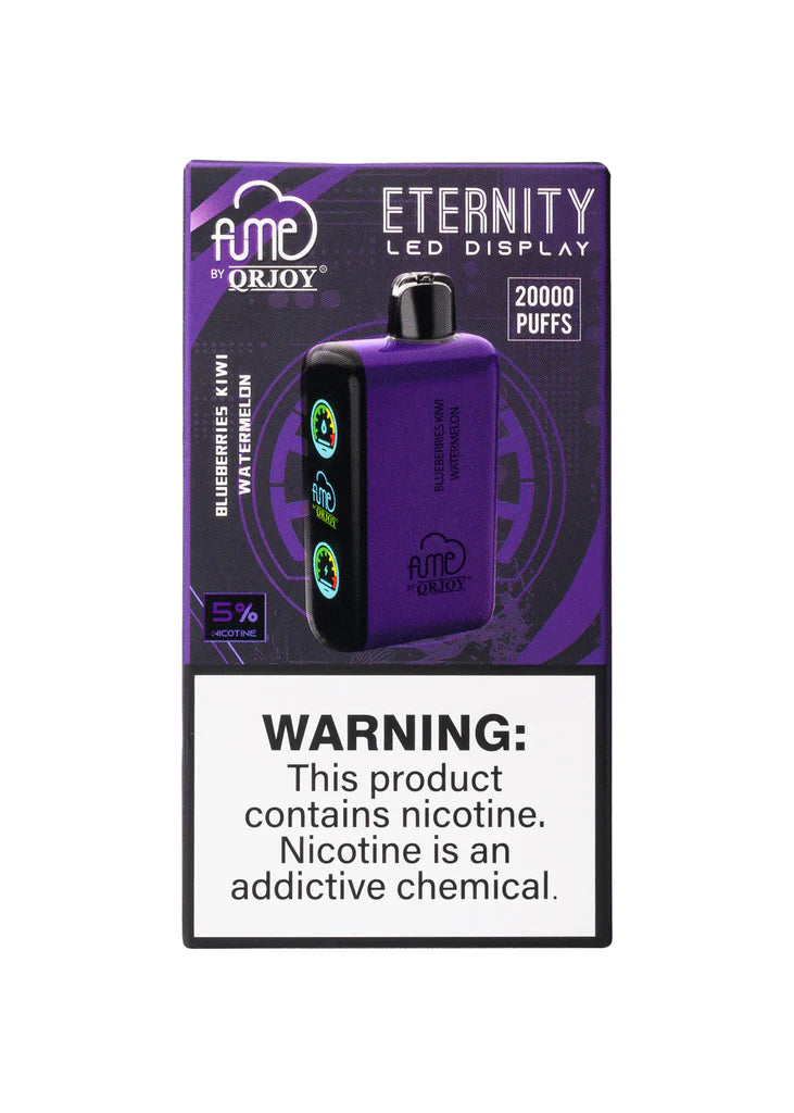 VAPE FUME ETERNITY BLUEBERRIES KIWI WATERMELON 20000 PUFFS