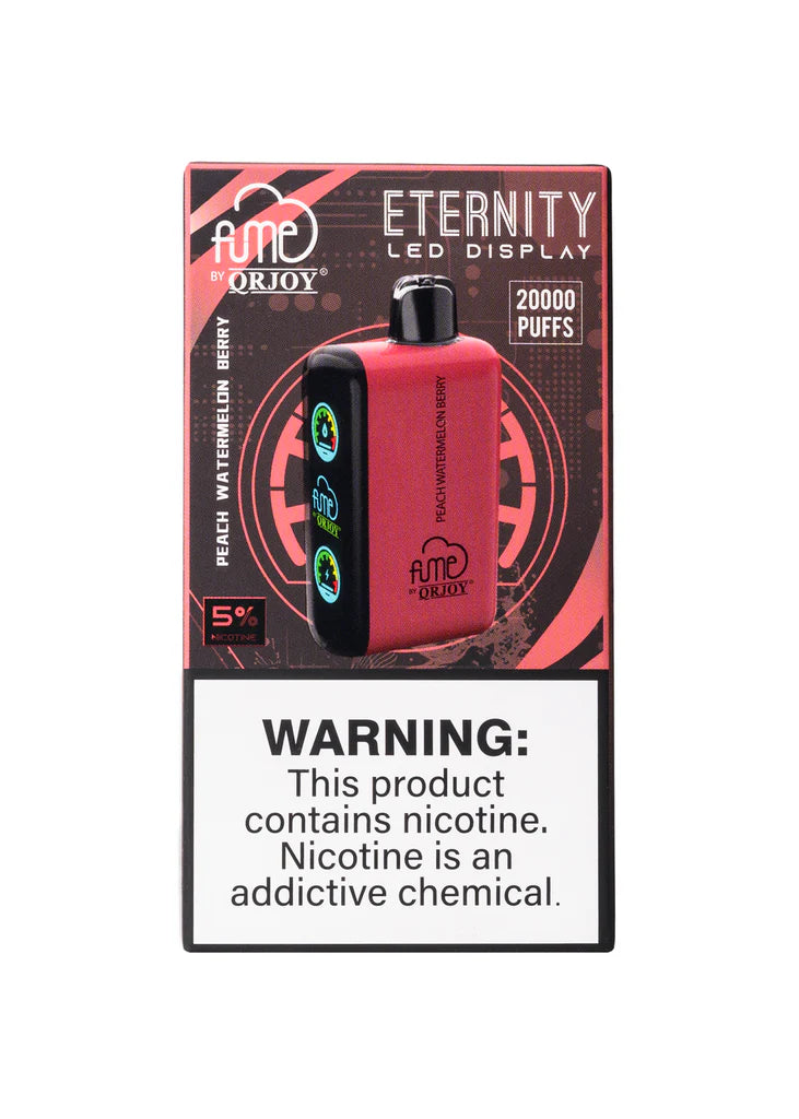 VAPE FUME ETERNITY PEACH WATERMELON BERRY 20000 PUFFS