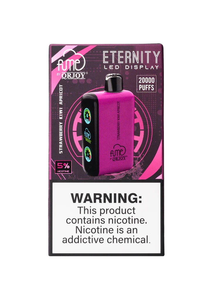 VAPE FUME ETERNITY STRAWBERRY KIWI APRICOT 20000 PUFFS