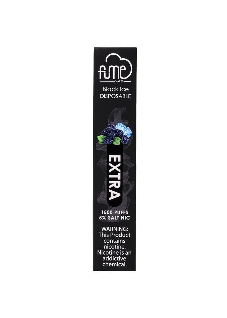 VAPE FUME EXTRA BLACK ICE 1500 PUFFS