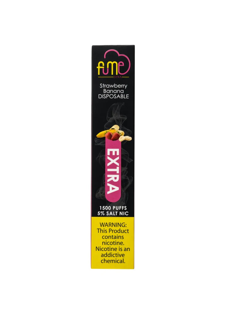 VAPE FUME EXTRA STRAWBERRY BANANA 1500 PUFFS