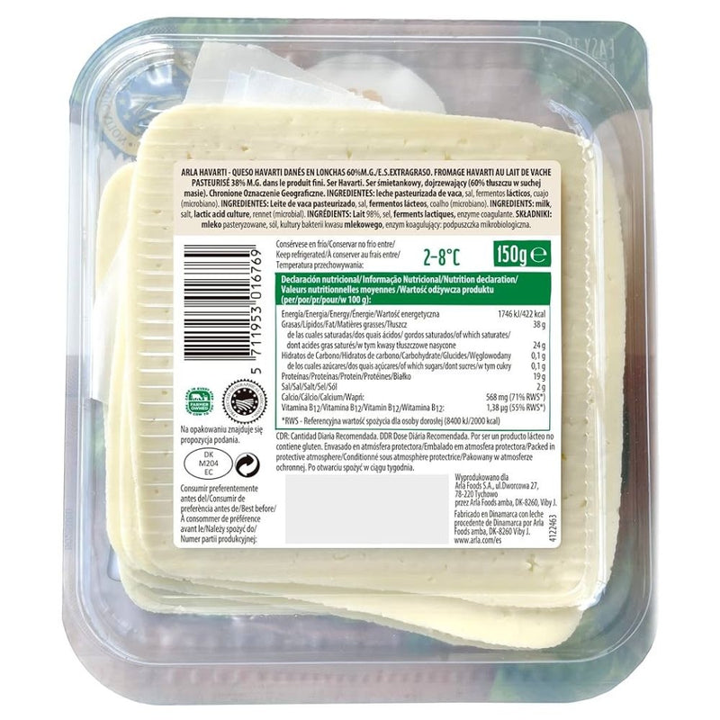 QUESO HAVARTI ARLA 150 GR