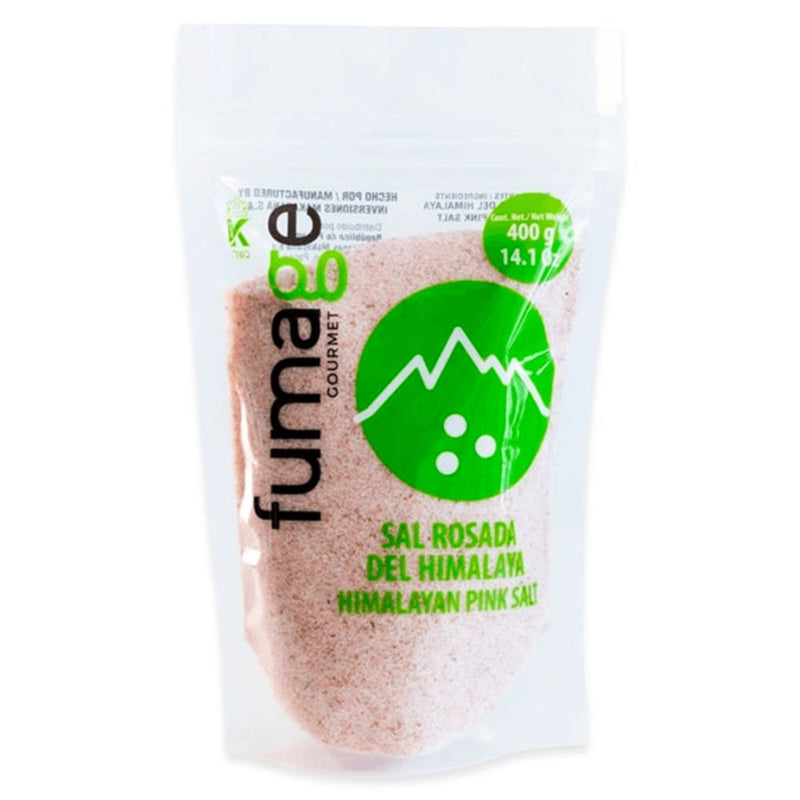 SAL ROSADA DEL HIMALAYAMOLIDA EN BOLSA FUMAGE 400 GR