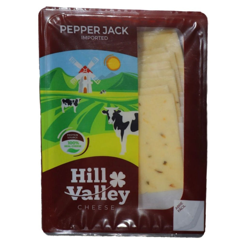 QUESO HILL VALLEY PEPPER JACK REBANADO 170 G