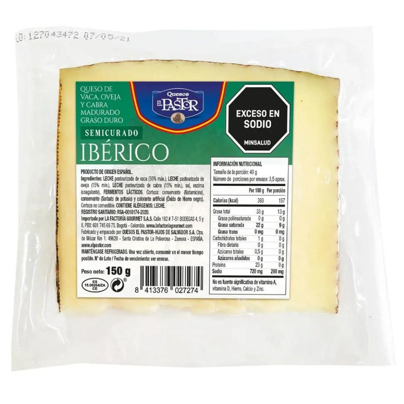 QUESO EL PASTOR IBERICO 150 G