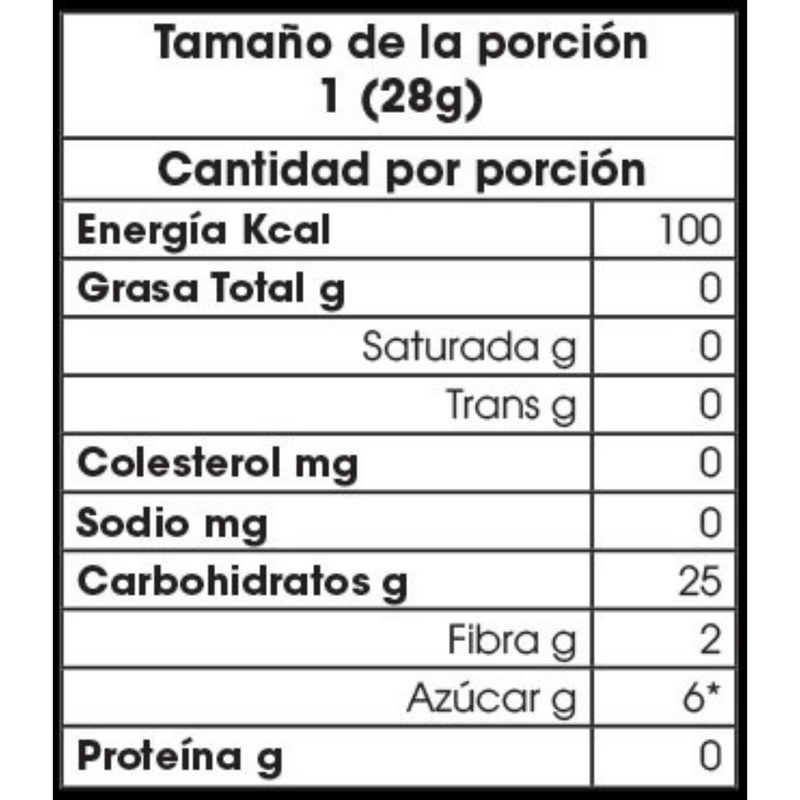 SNACKS TOSH HOJUELAS DE MANGO DESHIDRATADO 28 GR