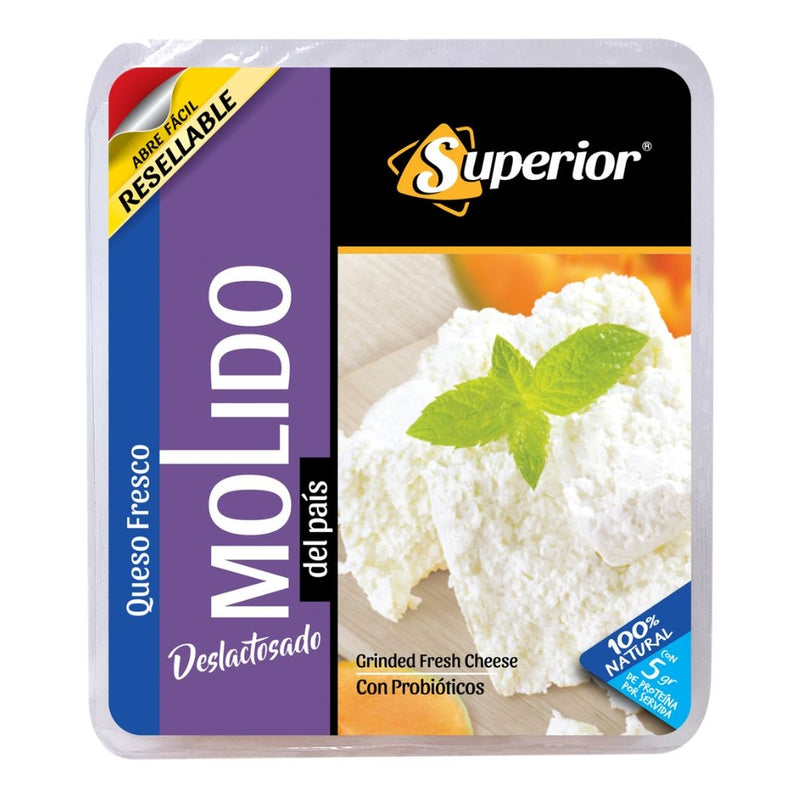 QUESO FRESCO MOLIDO DESLACTOSADO SUPERIOR 240 GR