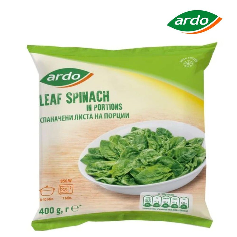 HOJA DE ESPINACA ARDO 400 G