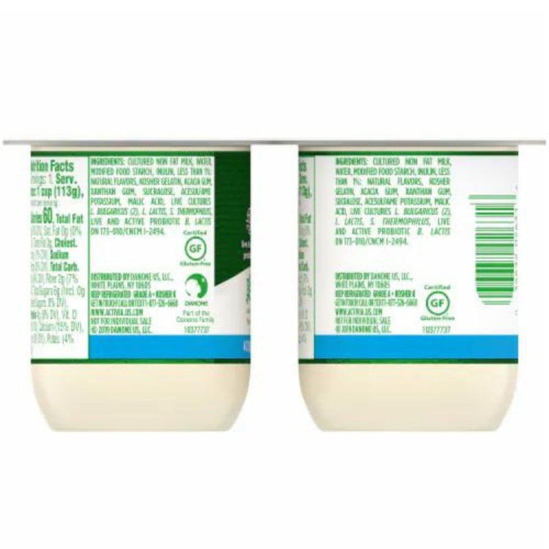 YOGURT DE VAINILLA LIGHT ACTIVIA 16 OZ 4 PACK