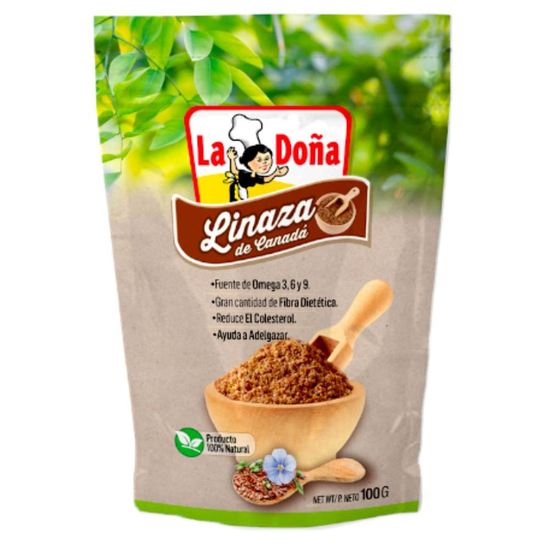 LINAZA MOLIDA DE CANADA LA DOÑA 100 GR