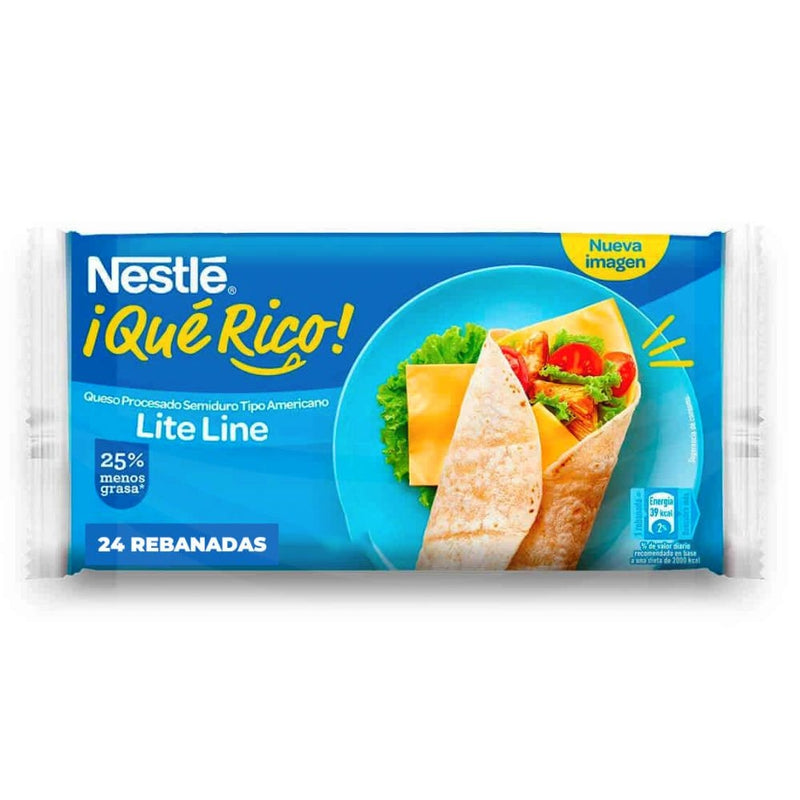 QUESO AMERICANO NESTLE LITE 24  REB 360 GR