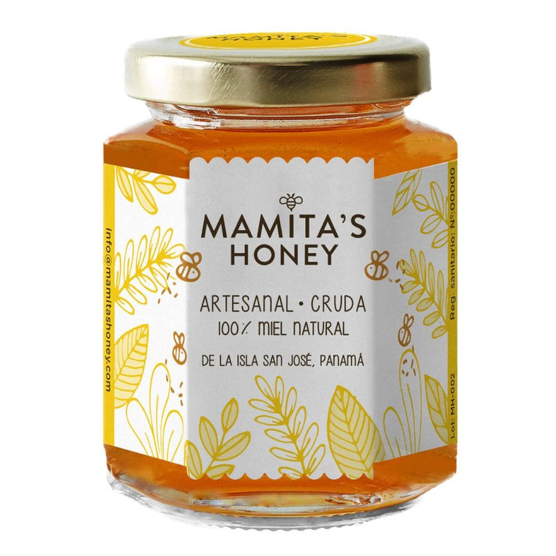 MIEL DE ABEJA ARTESANAL MAMITAS HONEY FRASCO 6.9 OZ