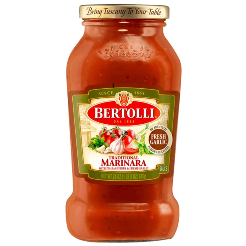 SALSA DE TOMATE MARINARA BERTOLLI 24 OZ