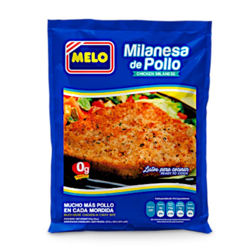 MILANESA DE POLLO MELO LISTO PARA COCINAR 16 OZ