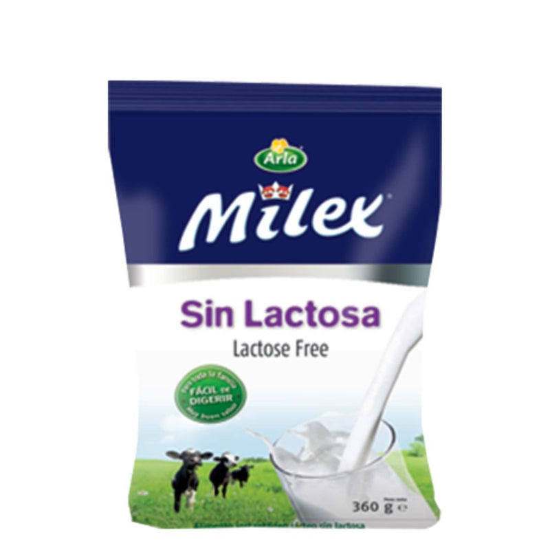 LECHE SIN LACTOSA MILEX 360 GR