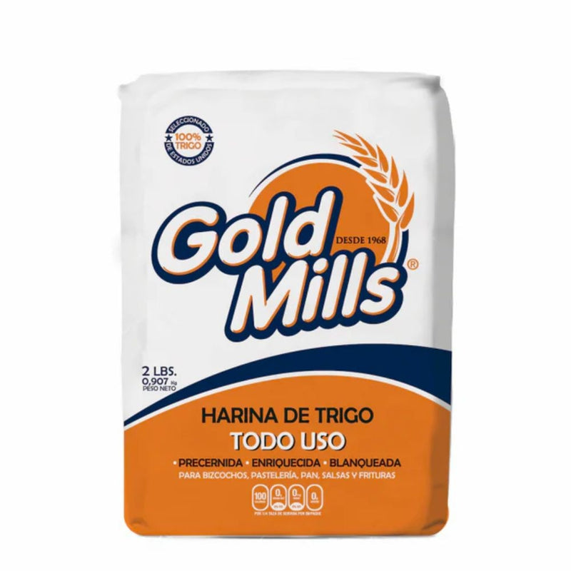 HARINA GOLD MILLS SEMIDURA 2 LB