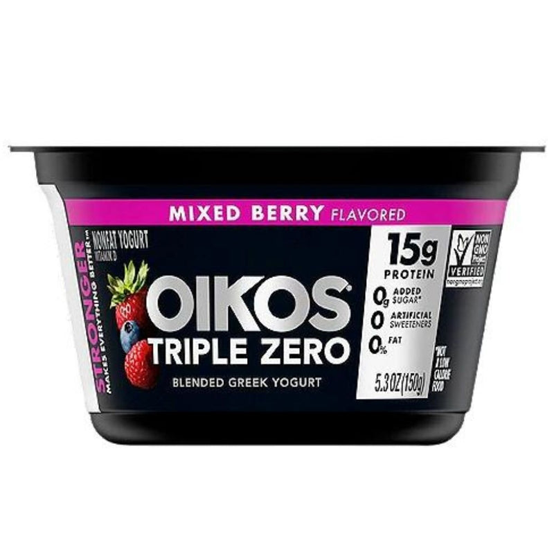 YOGURT OIKOS GRIEGO TRIPLE ZERO MIXED BERRY 5.3 OZ