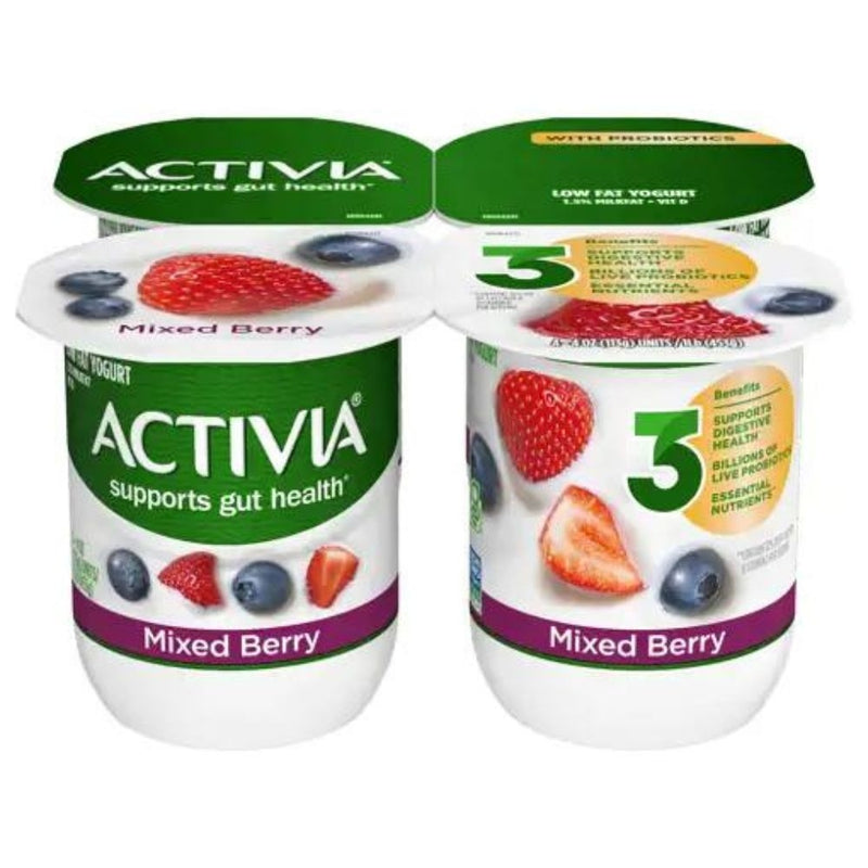 YOGURT MIXED BERRY ACTIVIA 16 OZ 4 PACK