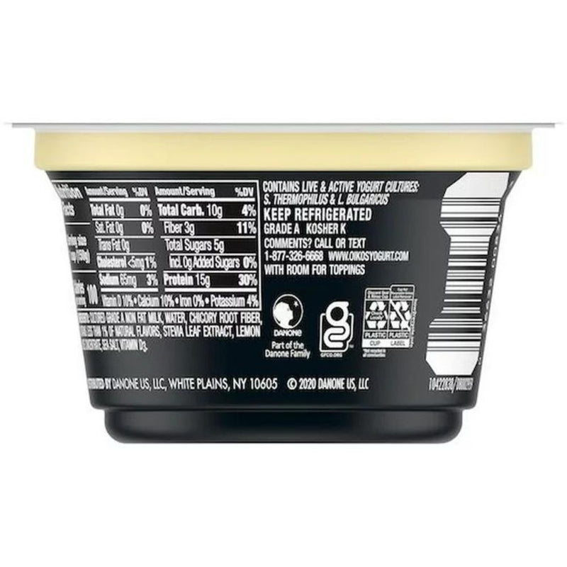 YOGURT OIKOS GRIEGO TRIPLE ZERO VANILLA 5.3OZ