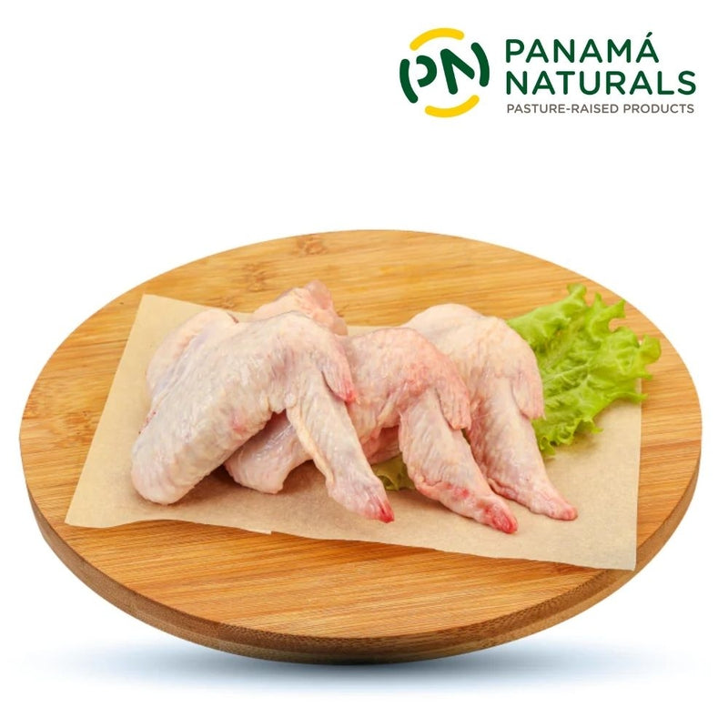 ALITAS DE POLLO DE PASTOREO PANAMA NATURALS - 10 UNIDADES DE 1.225  KG