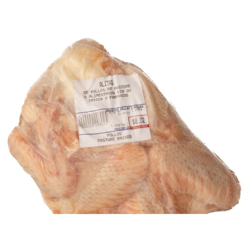 ALITAS DE POLLO DE PASTOREO PANAMA NATURALS - 10 UNIDADES DE 1.225  KG