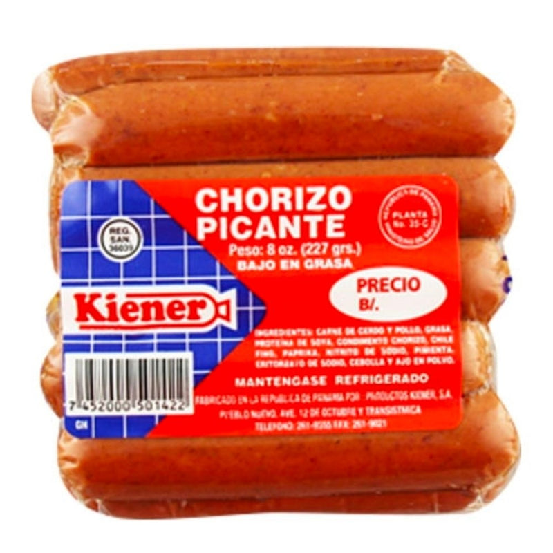 CHORIZO PICANTE KIENER 200 GR