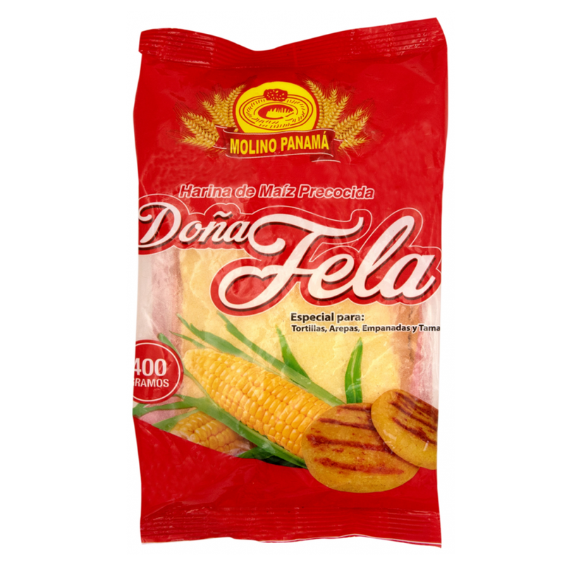 HARINA DE MAÍZ AMARILLO PRECOCIDO MOLINO PANAMA 400G