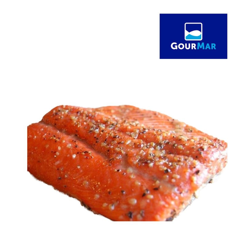 SALMON AHUMADO CON PIMIENTEA GOURMAR 170 G