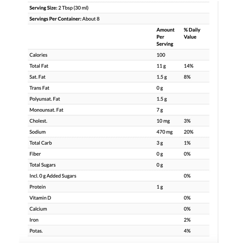 SALSA RANCH DAIRY FREE PRIMAL KITCHEN 8 OZ