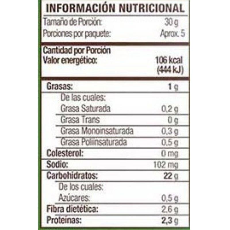 NACHOS HORNEADOS SANISSIMO 150 GR