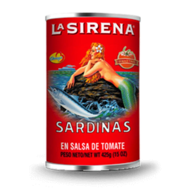 SARDINAS EN SALSA DE TOMATE LA SIRENA 425 GR