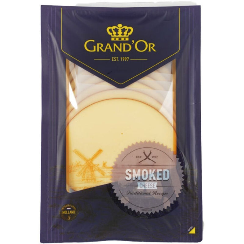 QUESO GRAND'OR AHUMADO REBANADO 160 G