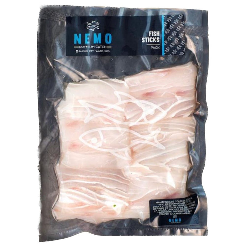 PESCADO MERO FISH STICKS NEMO PREMIUM CATCH 10 A 12 STICKS 1/2 LB