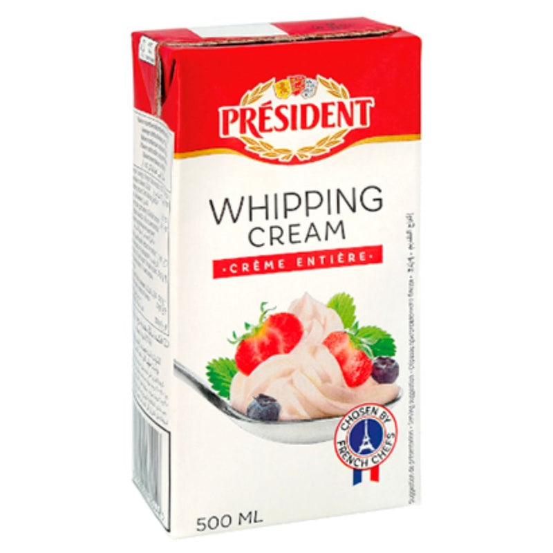 CREMA PARA BATIR PRESIDENT 500 ML