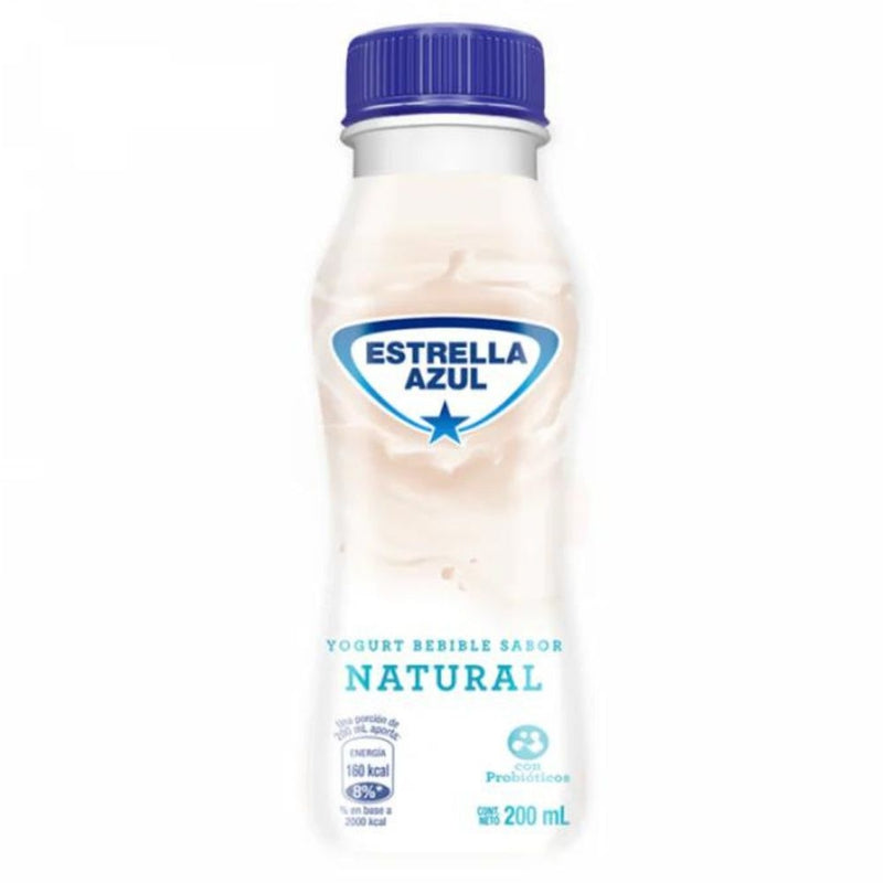 YOGURT BEBIBLE ESTRELLA AZUL NATURAL 200 ML