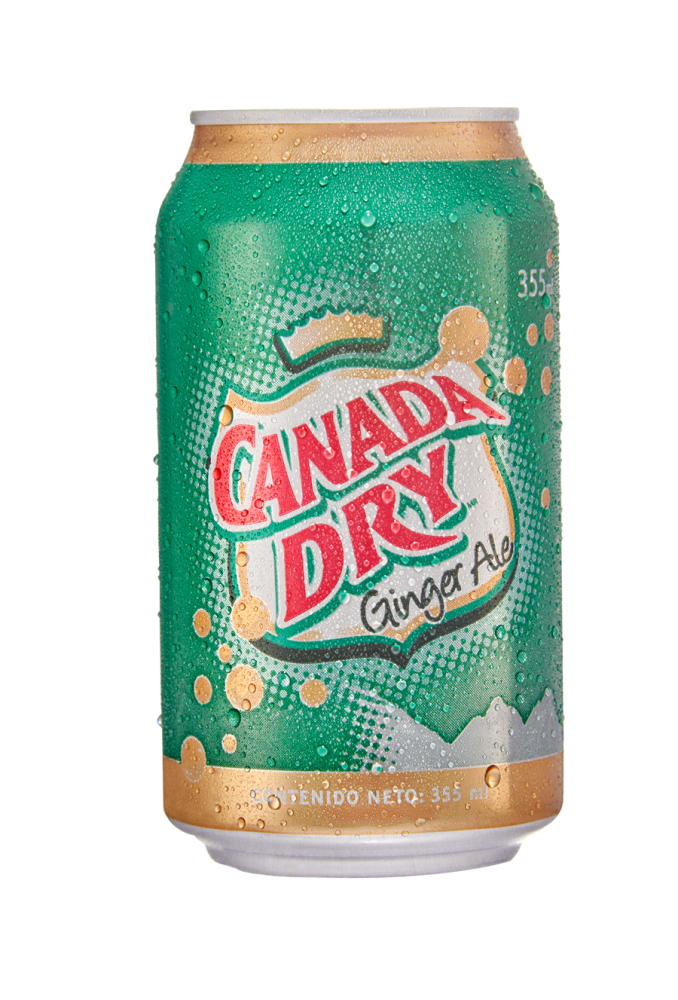 SODA GINGER ALE CANADA DRY LATA 355 ML