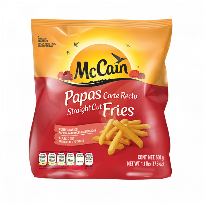 PAPAS MCCAIN STRAIGHT CUT 500 G