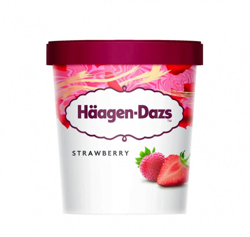 HELADO HAAGEN DAZS FRESA 16 OZ