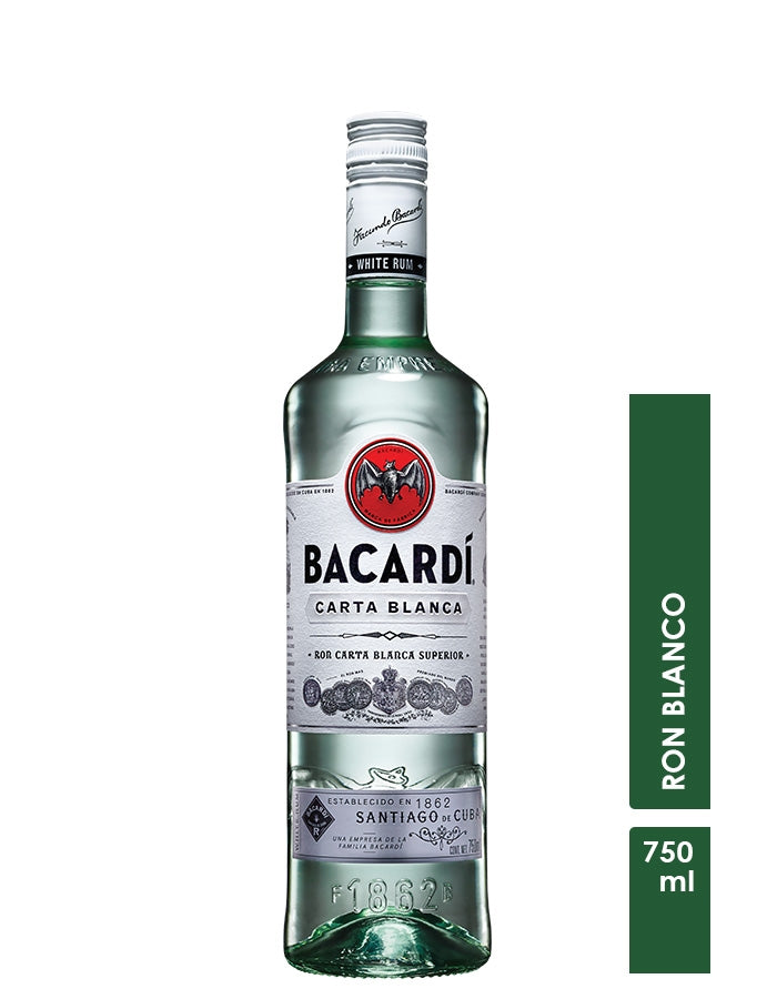 RON BACARDI BLANCO SUPERIOR 750 ML