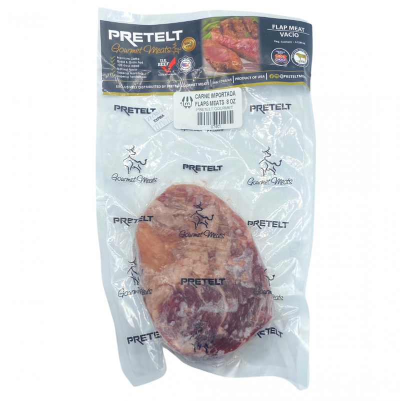 CARNE IMPORTADA FLAPS MEATS PRETELT 8 OZ