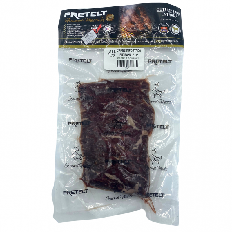 CARNE IMPORTADA ENTRAÑA PRETELT 8 OZ