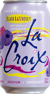 AGUA CON GAS LA CROIX BLACK RAZZBERRY LATA 12 OZ