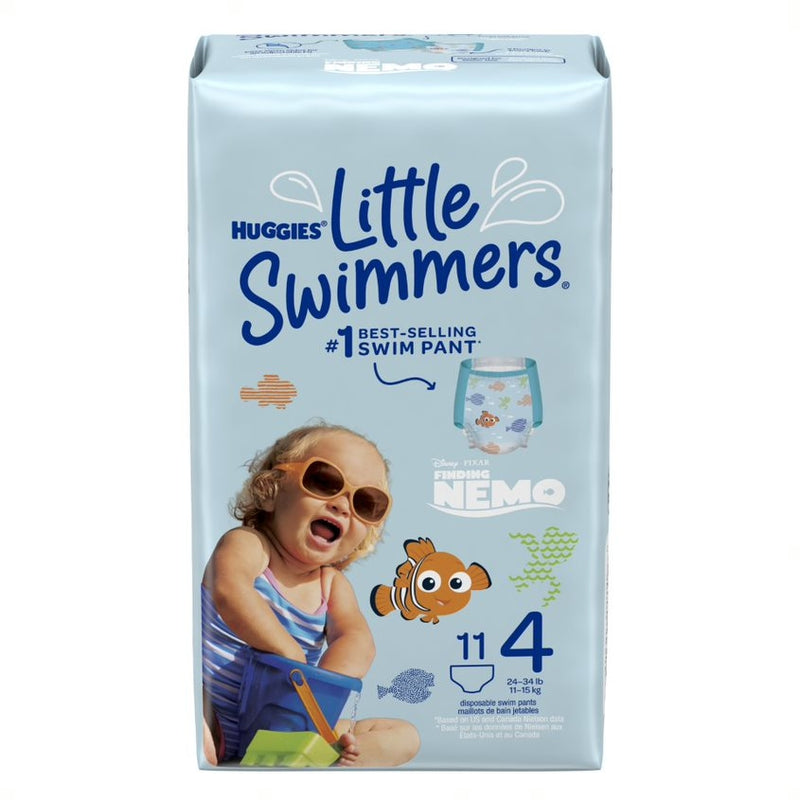 PAÑALES HUGGIES LITTLE SWIMMERS TALLA S 8X11