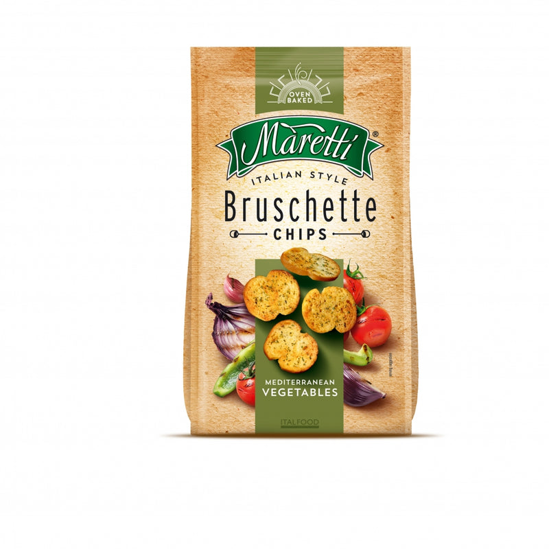 TOSTADITAS MARETTI BRUSCHETTA MEDITERRANEAS VEGETALES 70 G.