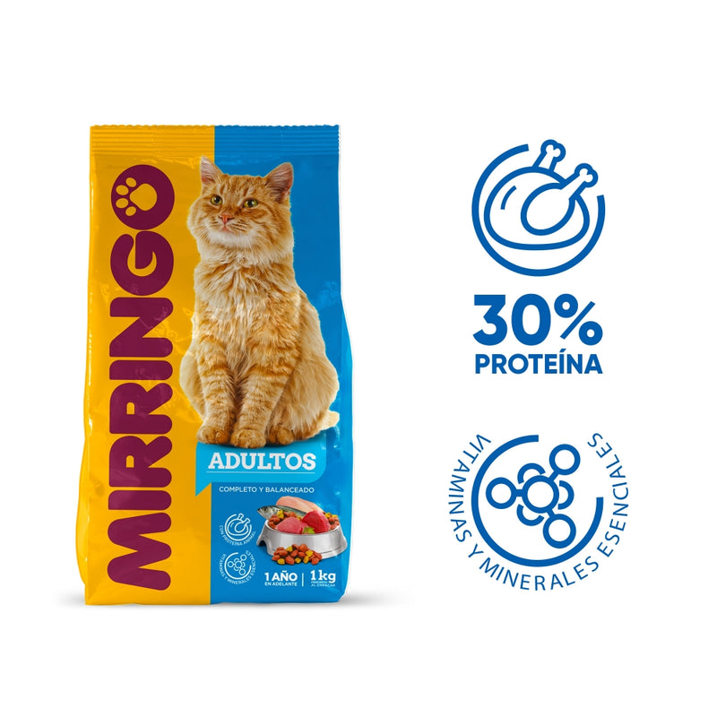 ALIMENTO PARA GATOS MIRRINGO 1KG