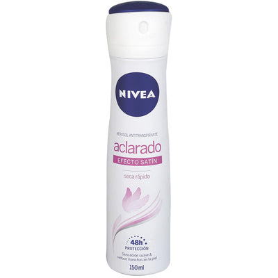 ANTITRANSPIRANTE NIVEA SPRAY ACLARADO EFECTO SATIN 150 ML