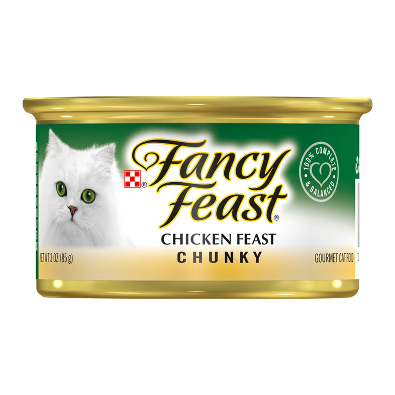 PURINA FANCY FEAST GATO CHUNKY CHICKEN FEAST 85 G