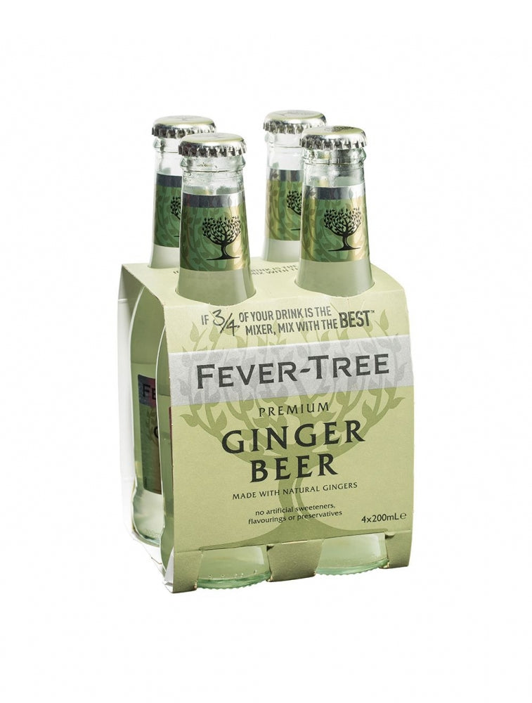 FEVER TREE PREMIUN GINGER BEER 4PACK  (200 ML)