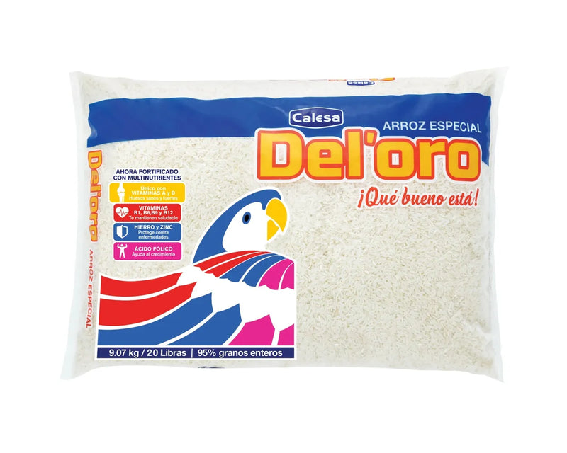 ARROZ ESPECIAL DEL ORO 20 LBS (9 KG)