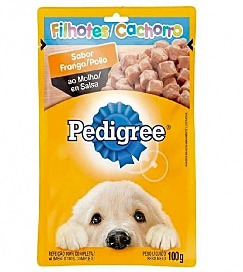 COMIDA DE PERRO PEDIGREE SOBRE SABOR POLLO CACHORRO 100 GR